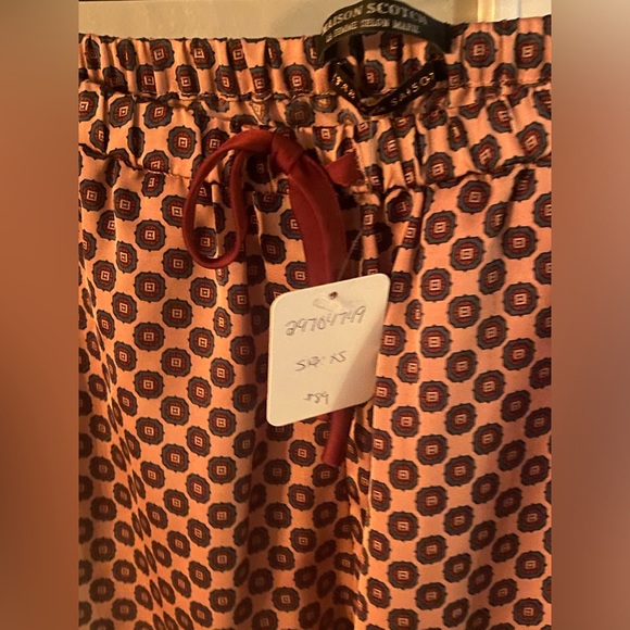 Free People, Maison Scotch Printed Pants. - Picture 2 of 4